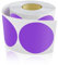 500 Stk Runde Aufkleber Stickers 50mm Farbkodierung Kreis Etiketten Rolle Markierungspunkte Lila