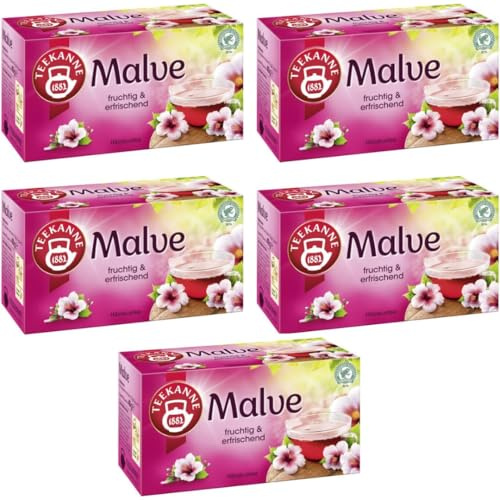 Mit Pufai Grocery, Malve Hibiskus Tee 20 x 2 gramm x 5 er Pack