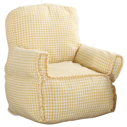Tissting Pet Couch Bett Katzensofa -Stuhl mit weicher Samt Stoff waschbar atmungsable bequemes Katzensofa für kleine Hundruhe mit (Yellow)