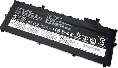 WLWOZMD Batería para portátil Lenovo ThinkPad X1 Carbon (5.ª generación, 2017, 6, 2018) SB10K97586, SB10K97587 y SB10K97588 (01AV494, 01AV430)