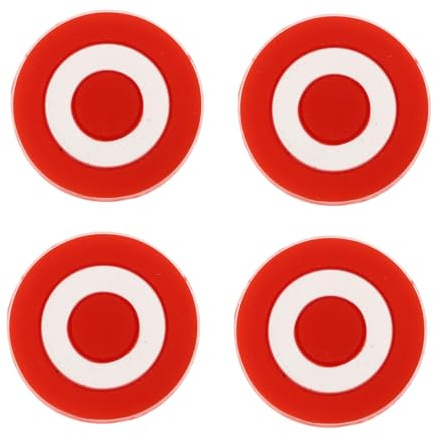 Ciieeo 4 Piezas Amortiguadores de Vibraciones para Raqueta de Tenis Silicona Roja Absorben Impactos y Mejoran Seguridad Profesional