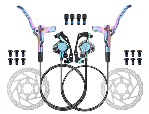 cyklar bakbromstrumma MT200 Cykel Hydraulisk Skivbroms MTB-broms 800mm 1600mm Cykelbroms 2 Kolv 3 Finger Stålspak Cykeldelar
