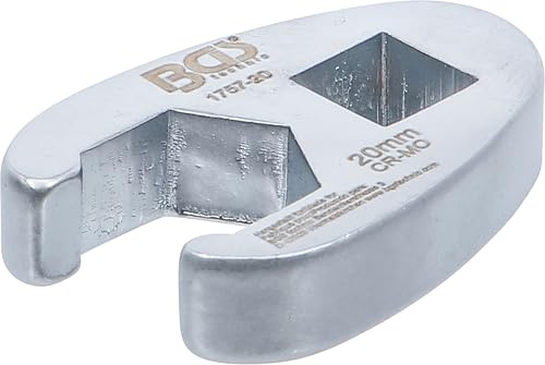 BGS 1757-20 | Llave boca hexagonal abierta (crowfoot) | entrada 12,5 mm (1/2) | 20 mm