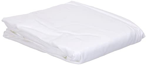 Amazon Basics Spannbettlaken, 150 x 200 x 30 cm, Mikrofaser, Spannbetttuch - Matratzenhöhe bis 30 cm, Weiß
