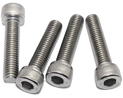 30 Stück Zylinderkopfschrauben M4 x 35 Edelstahl mit Innensechskant Zylinderschrauben DIN 912 A2