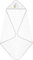 Interbaby MK004-18 Baby Kapuzenhandtuch Disney Mickey Counting Sheep - Weiss/Grau, grau, 200 g