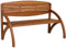 möbelando Gartenbank Hadia aus Akazie in holzfarben. Abmessungen (BxHxT) 140x90x66 cm