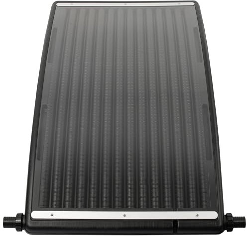 COIL Solar Poolheizung, Solarmodul, Poolheizung, Solar Sonnenkollektor, Heizstab Pool, Pool Heizung Solarpanel für Pool mit Verstellbaren Füße Garten Pool Heizung Solarheizung Pool (Tank: 15 Liter)