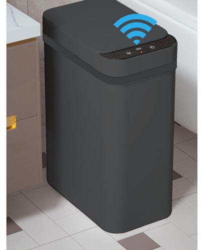 Yatmung 4 Gallons Bathroom Trash Can Automatic Touchless - Smart Trash Can