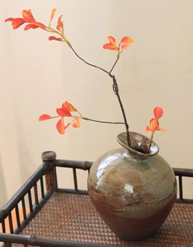 Japanese Style Ceramic Flower Vase Small Ikebana Flower Bud Vase Flower Arrangement Pottery Vases 45