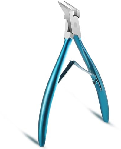 Wanmu Nagelzange gerade Klinge für eingewachsene Fußnägel und dicke Nägel, Edelstahl Nagelschneider Nagelknipser Nagelzangen Nagelschere