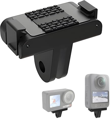 Debmale Osmo Actionkamera Magnetisk Adapter - Snabbkopplingsadapterfäste för DJI Osmo 360/Action 5 Pro/Action 4/Action 3 Kameratillbehör