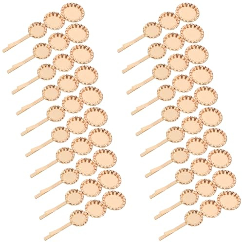 Pinzas Metálicas Cabello con Bandeja Redonda, 20 Piezas