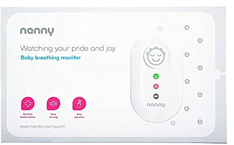 JABLOTRON Nanny Monitor BM-02 Babyphone - Atmungsüberwachungsgerät/Atmungs Monitor für Babys mit 1x Sensormatten – Überwachen Sie die Atmung Ihres Kindes – Medizinisch zugelassenen
