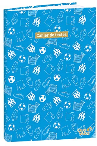 Quo Vadis - Collection : Olympique Marseille CAHIER DE TEXTES 15x21cm Graphique