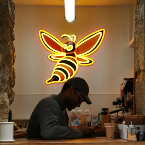 Neonapm Custom Neon Sign, Business Logo Neon Light Sign, 12-60 Wall Art | Logo Design, UV Printed, IP65/IP67 Waterproof, Nail-free Wall Mounting, RGB Led Sign, Mock-up before Production