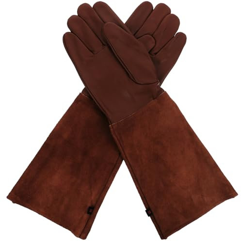 Sosoport 1 Paar Gartenhandschuhe Herren-arbeitshandschuhe Mit Grip Arbeitshandschuhe Für Kinder Kaminhandschuhe Arbeitshandschuhe Im Winter Winterhandschuhe Light Brown Kuh Im Zweiten Stock