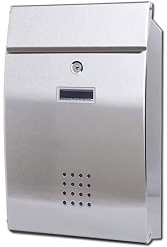 VXLTP Buzón de Pared Buzón de Pared Buzón de Pared Buzón de Pared Buzones Empotrados Buzones de Pared de Acero Galvanizado Buzones de Diseño Moderno Empotrados con Cerradura y Llave Buzones