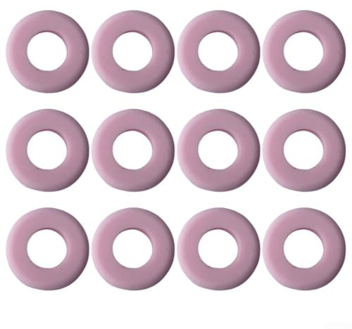 Gdfnmogo Lot de 12 amortisseurs de vibrations en silicone pour raquette de tennis - Amortisseur de cordes absorbant les chocs pour réduire les vibrations et améliorer le confort - Lot de 12 pour
