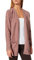 ONLY Damen Onllesly L/S Open Cardigan KNT Noos Strickjacke 15174274,Rose Browndetail:w. Melange,XS