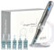 Angel Kiss M8 Pro Microneedling Pen - Pluma de Microagujas Derma Pen Inalámbrica y Profesional para Rostro, Cuerpo y Cuidado de la Piel, con 6 Cartuchos y estuche de almacenamiento