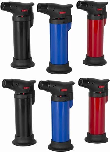 DISPAU Pack De 2 Soplete Butano Multiuso para Cocina, Camping y Manualidades, Mini Quemador de Gas