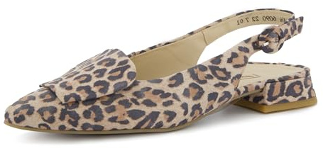 Paul Green Peeptoes & Slingpumps 6090-077 - Scarpe da donna in pelle grezza, beige., 36 EU