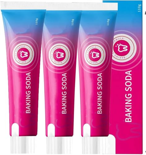 Neue Natron-Zahnpasta, Zahnaufhellung, Tiefenreinigung, Natron-Zahnpasta für Mundpflege, frischer Atem