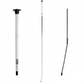 Willi Schultheis Dressur- und Touchiergerte, schwarz, Länge 110 cm