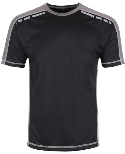 TuffStuff Mens Elite T-Shirt T, Black, XL UK