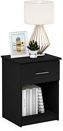 Furinno Tidur Comodino con Maniglia con Un cassetto, Legno ingegnerizzato, Americano, 39.6 (D) x 45.2 (W) x 61.5 (H) cm