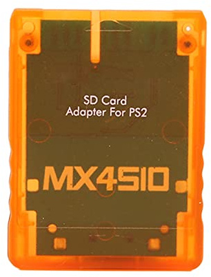SD-kortadapter för, MX4SIO SIO2SD Minneskortadapter Ersättning för FAT-konsol (Orange)
