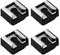 HOMSFOU Lot De 4 Pinces pour Flash Support Universel pour Griffe Porte-Accessoire Vis 1/4