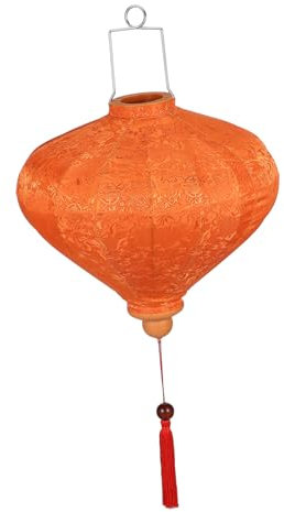 CAXUSD Hängende Vietnamesische Laterne Traditionelle Diamantlaterne Vintage Stil Mit Zufälligen Quasten Für Feste Geburtstagsdekoration Und