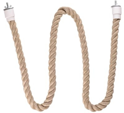 Sghtil Perche de Corde, Perche de Corde pour Les Cages d'oiseaux,Accessoire de Corde d'escalade - Perche d'oiseau Stand pour l'escalade de Cage Accessoire pour la poêle à carcs de poêle Planeur de