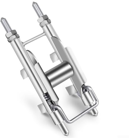 Dispositivo de tracción de alambre, herramienta de metal para electricistas para tirar de cables a través de cajas eléctricas y cajas de conexiones (1 unidad)