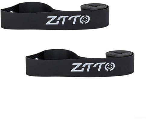 For ZTTO Ruban de jante sans chambre à air en PVC pour protection des pneus et prévention des crevaisons (700C noir)