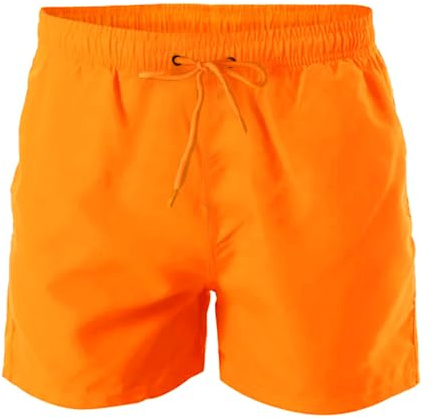 Bermuda Homme Costume Fluo Short Mer Boxer Swimsuit New N3033[Orange Fluo,S]
