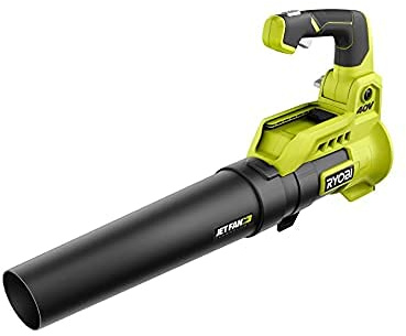 Factory Reconditioned 40-Volt Cordless Variable-Speed Jet Fan Leaf Blower, RY40408 (Bare Tool) (Renewed)