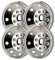 Hansen Styling Parts 4X Radkappe 16 Zoll (verchromt) passend für Ducato/Jumper/Boxer Typ 244/250 / 280/290