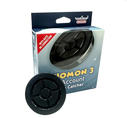 MEGACOM DuoMon 3 Standard - Dispositivo Auto Catch/Spin per Poké Go, Connessione Wireless con portata Bluetooth di 20m, Notifiche Vibrazione, Carica Duale/Giocatore, iOS 14+/Android 8+ (2GB RAM)