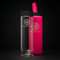 ENAVIE Shaker Flasche, 550ml, Gehärtetes Glas mit Neoprenhülle, Protein Shaker mit Shaker Ball (Magenta)