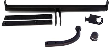 RIDIGO Attelage Rigide pour Ford Fiesta 6 MK6 VI 3/5P Hayon (Aussi ÉcoBoost) (sauf Titanium) 2008-06/2017 avec kit électrique Universel 7 Broches