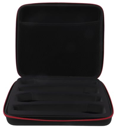 Abaodam Étui Rigide Portable pour Microphones Mains Sac de Transport Compact et Léger pour Performances Extérieur et Rangement Sécurisé
