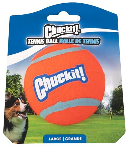 Chuckit Tennis Balle de Tennis pour Chien Taille L