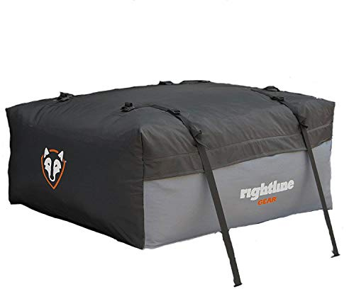 Rightline Gear 100S20 Sport 2 Car Top Carrier, 15 cu ft, Waterproof, Attaches With or Without Roof Rack