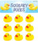 Henbrandt Mini Rubber Ducks Pack of 9 Squeaky Yellow Duck Bath Toy Paddling Pool Game Summer Water Fun Toys for Kids