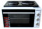 40L Ittimat Kitchen Oven With 2 Electric Hobs And Thermostat - Black Kitchen Convection Oven - Versatile Multi-Functional Ittimat Baking Oven - 2500w Electric Countertop Oven With Round Pan And Grill
