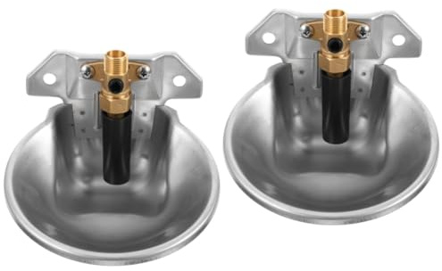 GALPADA 2pièces Abreuvoir Automatique Pour Bétail Distributeur Eau Pratique Et Pour Moutons Et Chevaux Capacité Pour