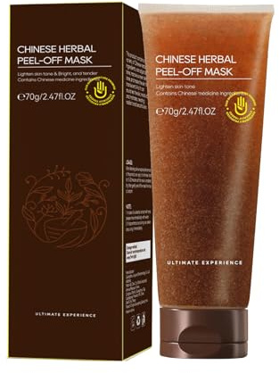 Chinese Herbal Peel-Off Mask,Firming Peel Off Face Mask,Anti Aging,Lifting,Removes Blackheads For All Skin Types